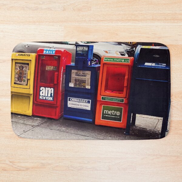 Item preview, Newspapers Street Upper West Side Manhattan NYC  designed and sold by eleonoraingrid.