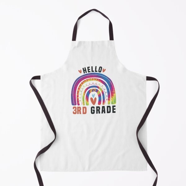 Item preview, Hello 3rd Grade teachers rainbow tie dye back to school cool designed and sold by Aimyashoppy.