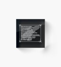 How To Swear The Firefly Way : Inspired by Firefly Acrylic Block