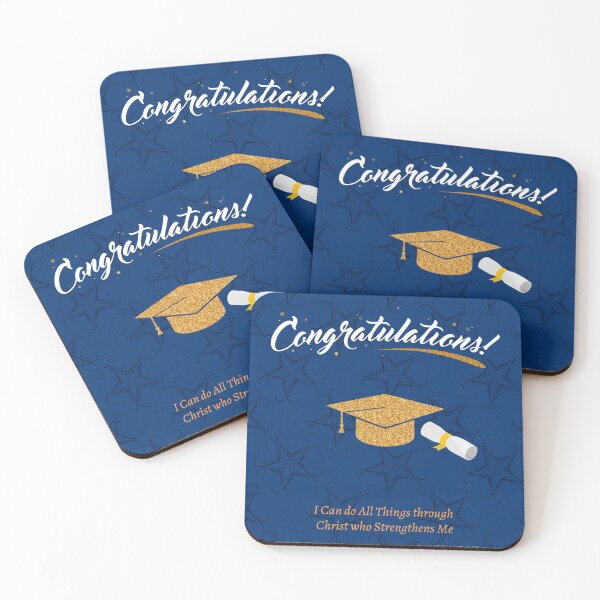 Item preview, Congratulations Graduation Design - Philippians - I can do all things designed and sold by Ceramic Scripture.