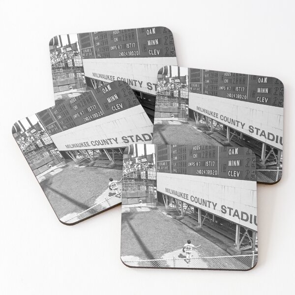 Item preview, Milwaukee County Stadium Bullpen, Milwaukee Baseball Stadium, Old Ballpark, Old Stadium, Milwaukee County Stadium Outfield Scoreboard, Bleachers, Bleacher bums, Brew Crew,  designed and sold by Nostrathomas66.