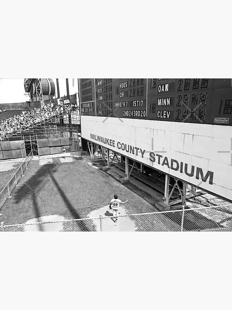 "Milwaukee County Stadium Bullpen, Milwaukee Baseball Stadium, Old