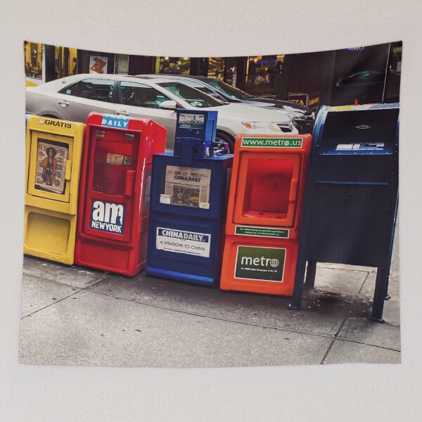 Item preview, Newspapers Street Upper West Side Manhattan NYC  designed and sold by eleonoraingrid.