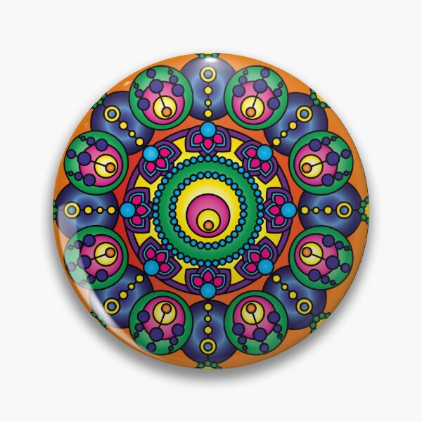 Item preview, Mandala Inspired Design in Colors #2.1 designed and sold by ZenDrawings.