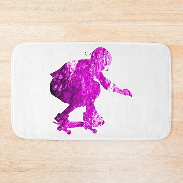 Item preview, Pink Skateboarder designed and sold by PaintedbyCarol.