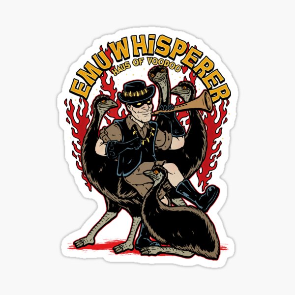 Emu Whisperer Sticker