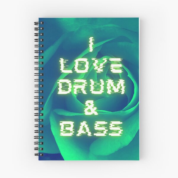 Item preview, I love Drum & Bass green Rose. designed and sold by Bumpulous.