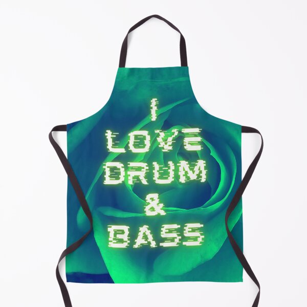 Item preview, I love Drum & Bass green Rose. designed and sold by Bumpulous.