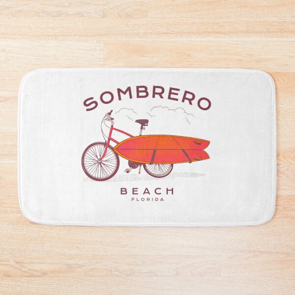 Item preview, Sombrero Beach Florida Vintage Retro Surfer designed and sold by earth-sky-and-i.