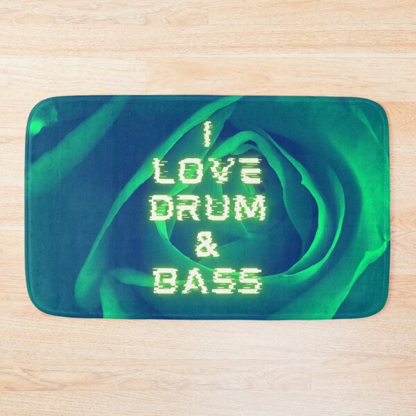 Item preview, I love Drum & Bass green Rose. designed and sold by Bumpulous.