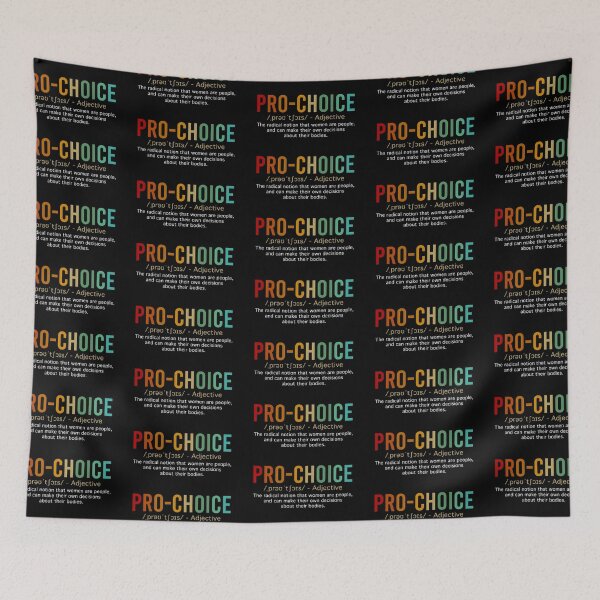 Item preview, Pro Choice Definition Feminist Women's Rights designed and sold by ChicGraphix.
