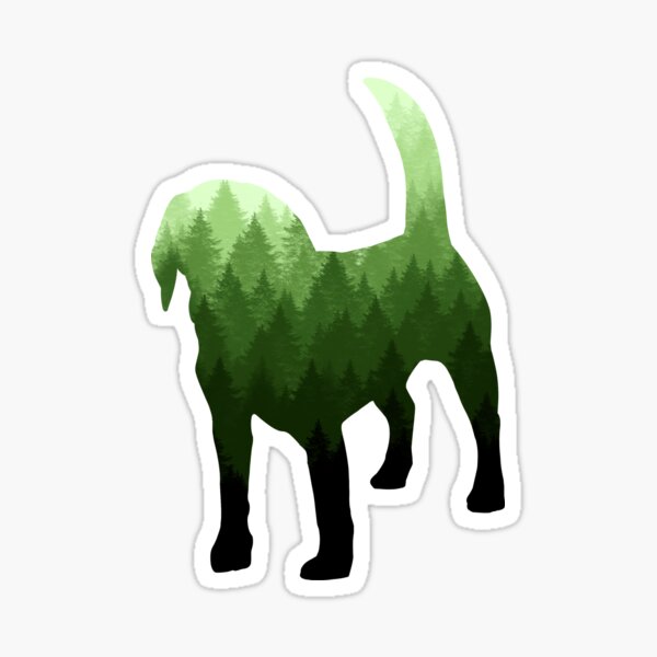 Item preview, Beagle Forest Green designed and sold by LarkSongArt.