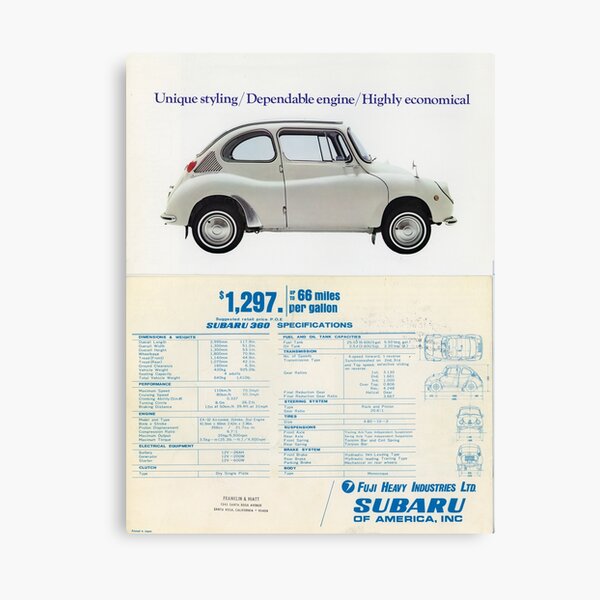 Subaru 360 Gifts & Merchandise for Sale | Redbubble