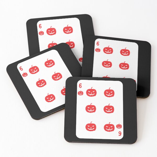 Item preview,  6 Six Of Pumpkins Playing Cards Easy Halloween  designed and sold by Med ing.