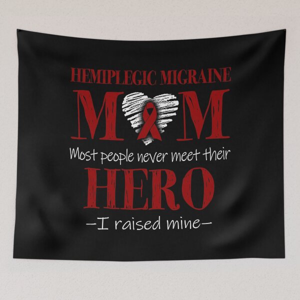 Item preview, Proud Hemiplegic Migraine Mom HERO I Raised Mine designed and sold by Mnrshirley.