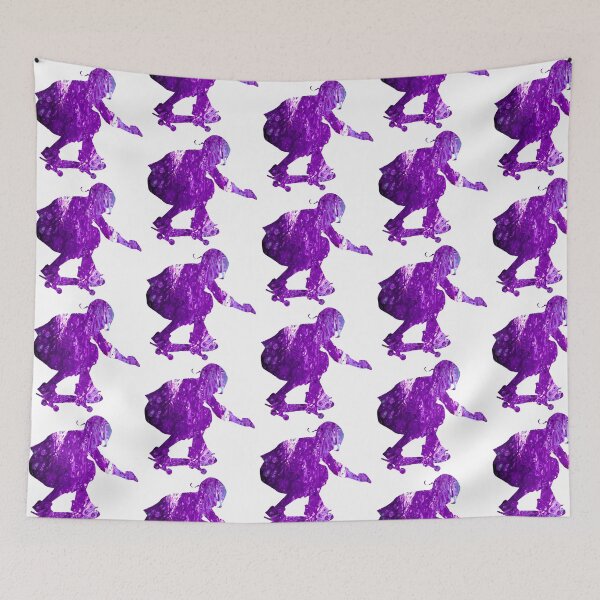 Item preview, Purple Skateboarder designed and sold by PaintedbyCarol.