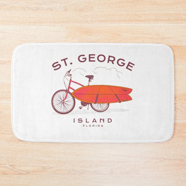 Item preview, St. George Island Florida Retro Surfer designed and sold by earth-sky-and-i.