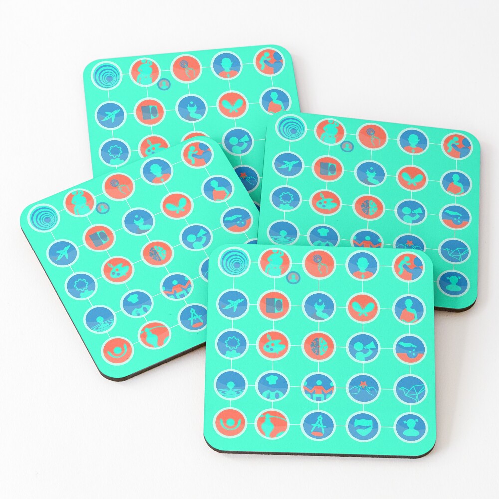 Item preview, Coasters (Set of 4) designed and sold by OILSTUDIOS.