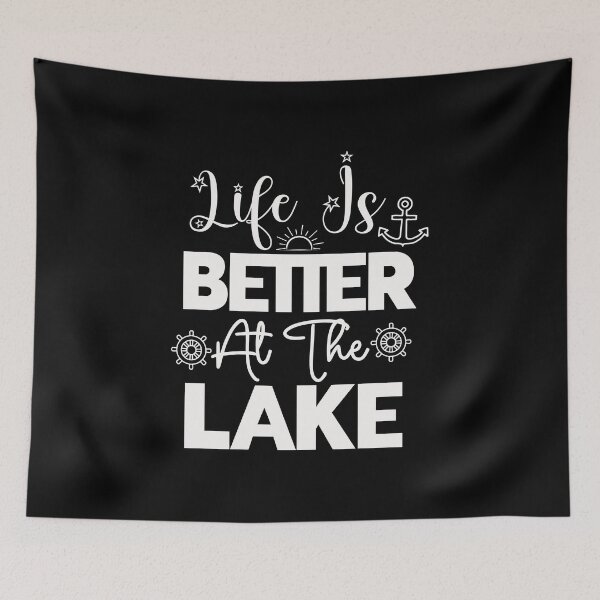 Item preview, Life is better at the lake designed and sold by pnkpopcorn.