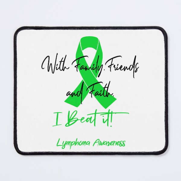 Item preview, Lymphoma Warrior - With Family, Friends, and Faith - I BEAT IT! designed and sold by Robbsyn.