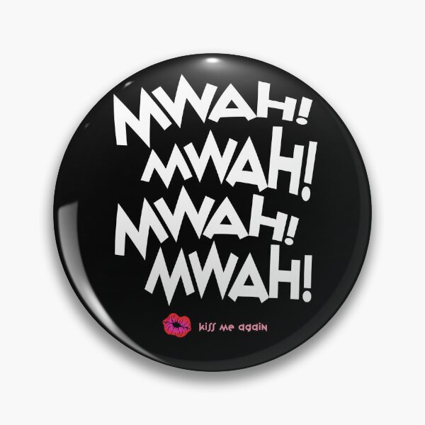 Artikelvorschau, Küss mich nochmal. Mwah. Mwah. Gew entworfen und verkauft von studiohfy.