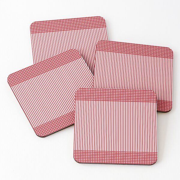Item preview, Red And White Vertical Striped designed and sold by OutcastBrain.