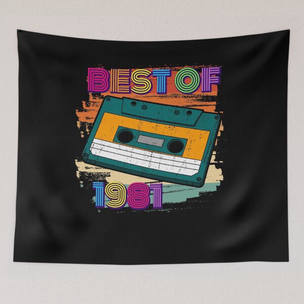 Item preview, best of 1981 Retro Cassette Tape 41st Birthday designed and sold by Ibu83.