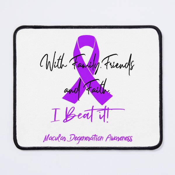 Item preview, Macular Degeneration Warrior - With Family, Friends, and Faith - I BEAT IT! designed and sold by Robbsyn.