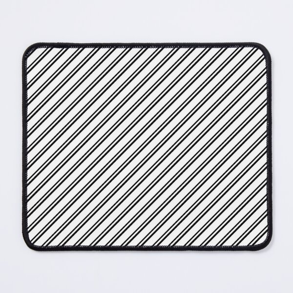 Item preview, Black And White Diagonal Striped designed and sold by OutcastBrain.