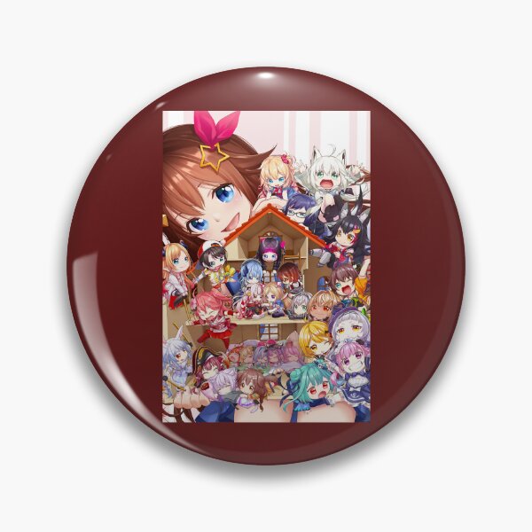 Item preview, Chibi of Hololive All Female Characters - Girls Power designed and sold by SNArtAnimeShops.