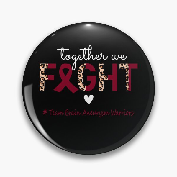 Item preview, Brain Aneurysm Awareness Together We Fight Team Brain Aneurysm Warriors designed and sold by whlrcheryl.