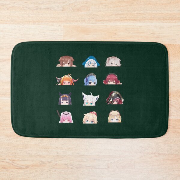Item preview, HoloMyth Mascots pack - Hololive ,Top peeker sticker set Vtuber peeking pack - Holomyth hololive,Cut designed and sold by SNArtAnimeShops.