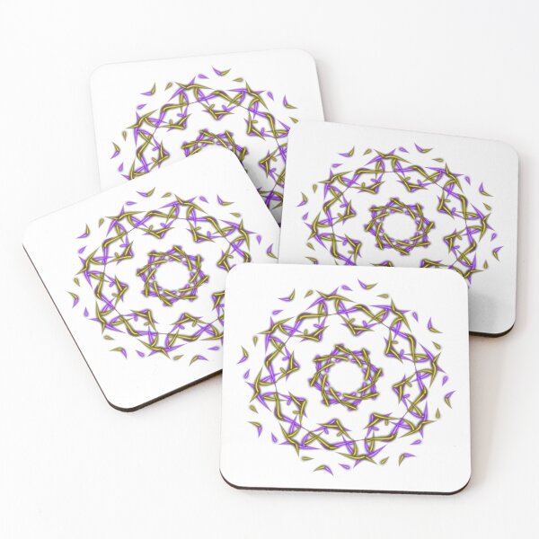 Item preview, Violet and Yellow Mandala, Abstract Art designed and sold by Meo Design.
