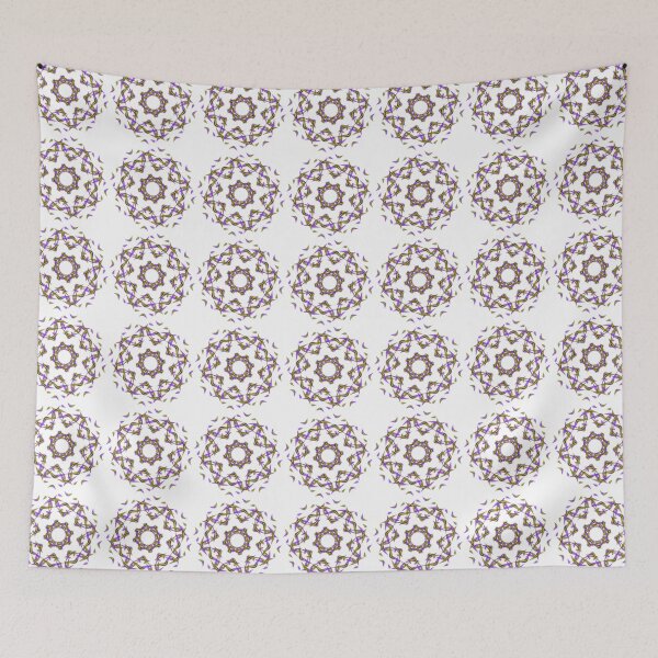 Item preview, Violet and Yellow Mandala, Abstract Art designed and sold by Meo Design.