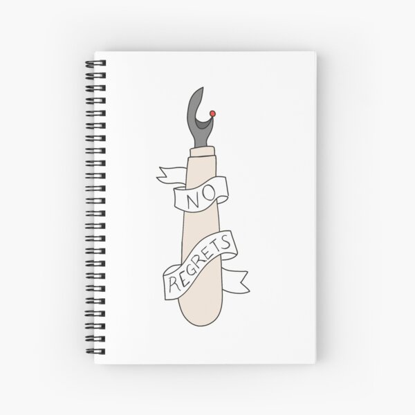 Ripper No Regrets Spiral Notebook