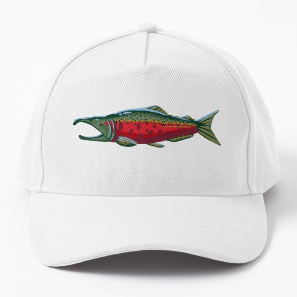 Pacific Salmon - Chum Salmon Cap for Sale by paintedpansy