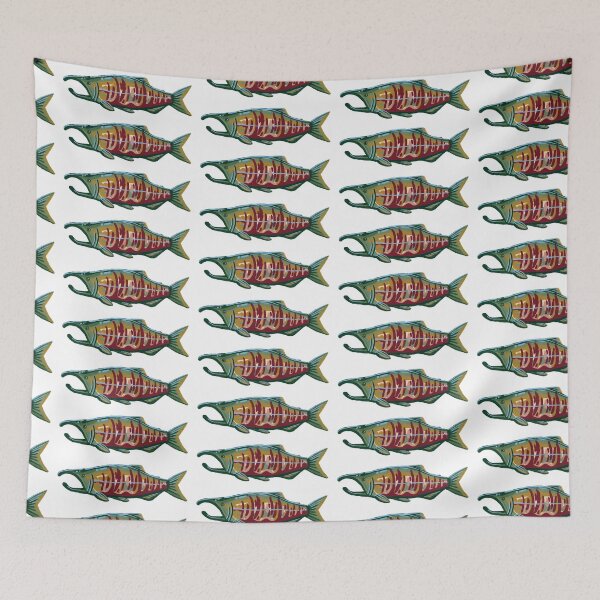 Item preview, Pacific Salmon - Chum Salmon designed and sold by paintedpansy.