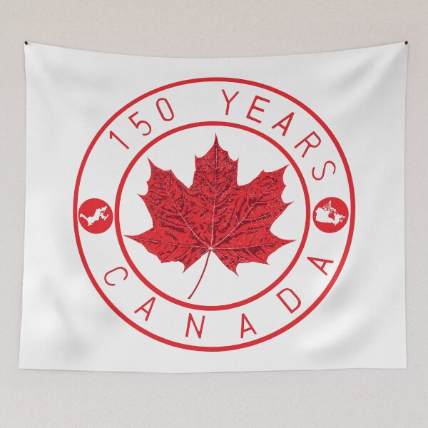 Item preview, Canada 150 (white banner) designed and sold by ToddMichaelArt.