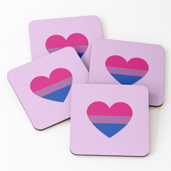 Item preview, Bisexual Pride Flag Heart  designed and sold by doubledreamer.