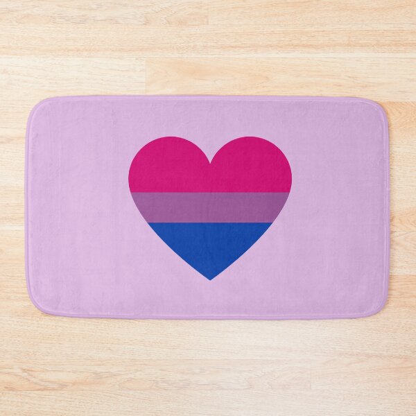 Item preview, Corazón de la bandera del orgullo bisexual designed and sold by doubledreamer.