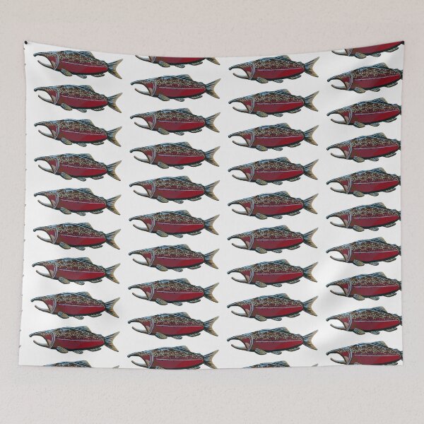 Item preview, Pacific Salmon - Chinook (King) Salmon designed and sold by paintedpansy.