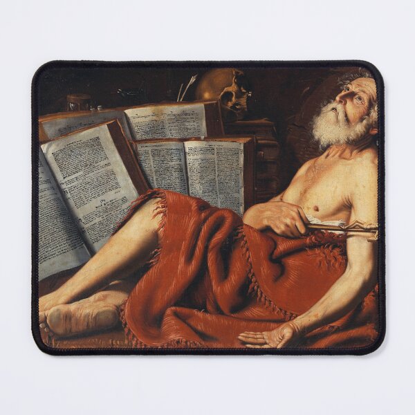 Item preview, Saint Jerome | Leonello Spada | 1610 Renaissance Christian Art designed and sold by CJET.