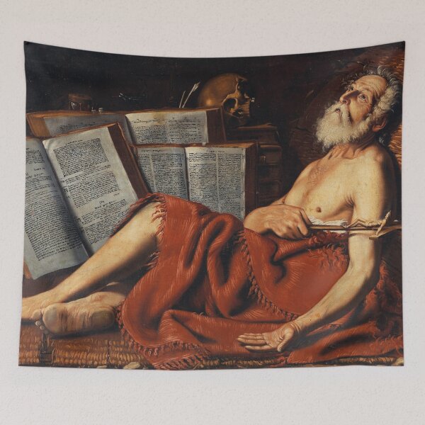 Item preview, Saint Jerome | Leonello Spada | 1610 Renaissance Christian Art designed and sold by CJET.