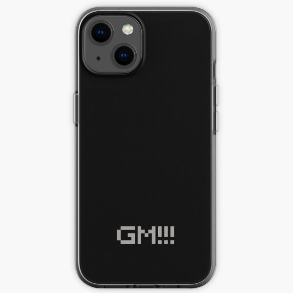 GM Good Morning iPhone Soft Case