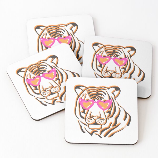 Item preview, Tiger with Pink Sunglasses designed and sold by jagaskin25.