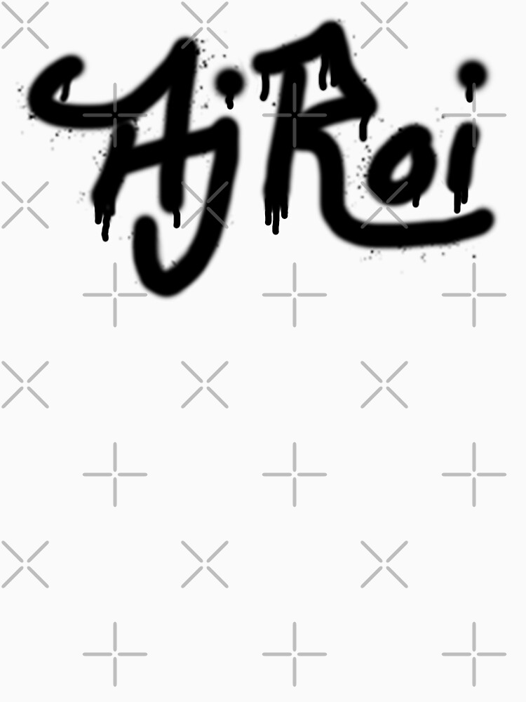 Thumbnail 7 of 7, Classic T-Shirt, Aj Roi spray can dripping tag (black) designed and sold by AjRoi.