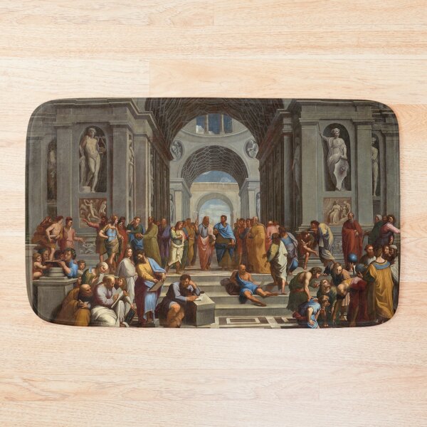Item preview, School of Athens | Follower of Raphael | 17th Century Renaissance Ancient Greece Art designed and sold by CJET.