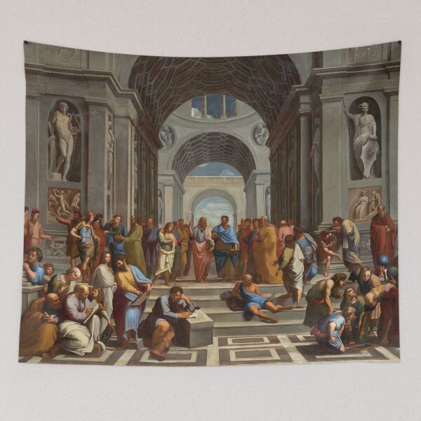 Item preview, School of Athens | Follower of Raphael | 17th Century Renaissance Ancient Greece Art designed and sold by CJET.