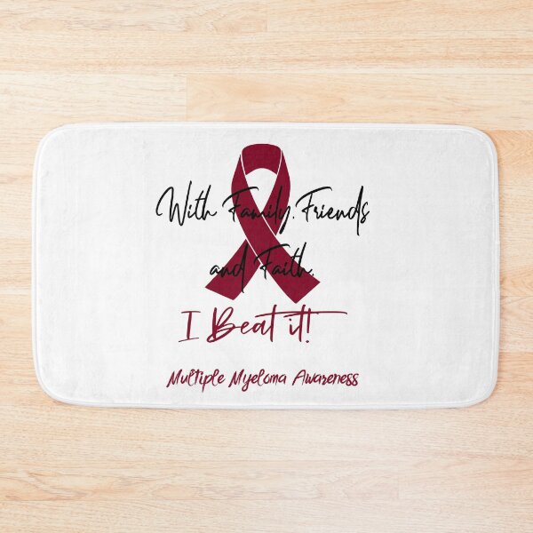 Item preview, Multiple Myeloma Warrior - With Family, Friends, and Faith - I BEAT IT! designed and sold by Robbsyn.
