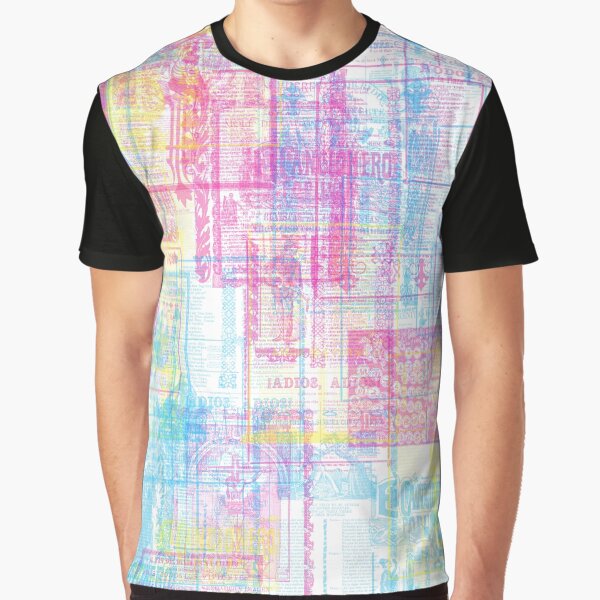 Vintage Woodcuts from Mexico - Circa 1914 Graphic T-Shirt